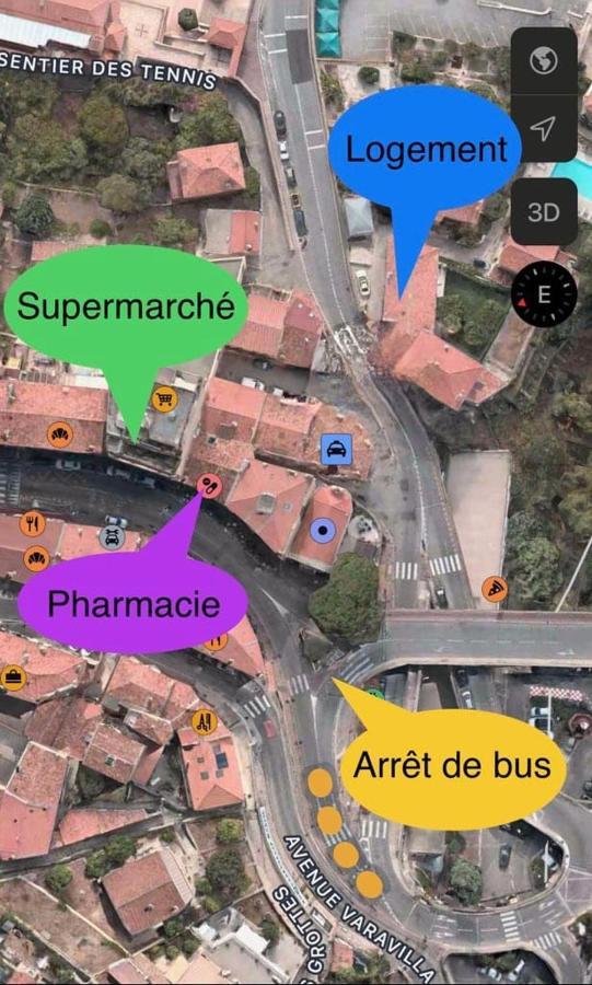 Ferienwohnung 2 Pieces Behappy Next Monaco Roquebrune-Cap-Martin Exterior foto